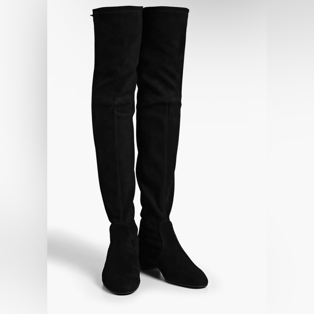 STUART WEITZMAN Genna Suede Over-The-Knee Boots
